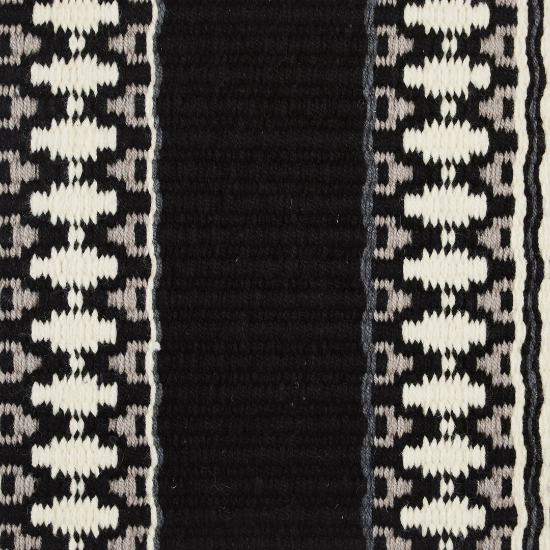 Mayatex Kiva Hand Woven New Zealand Wool Saddle Blanket 40x34 by Mayatex