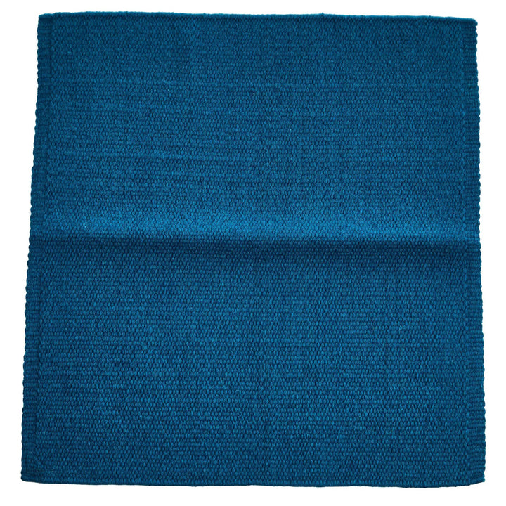 Mayatex San Juan Solid Ocean Blue Saddle Blanket 100% NZ Wool 36x34 by Mayatex