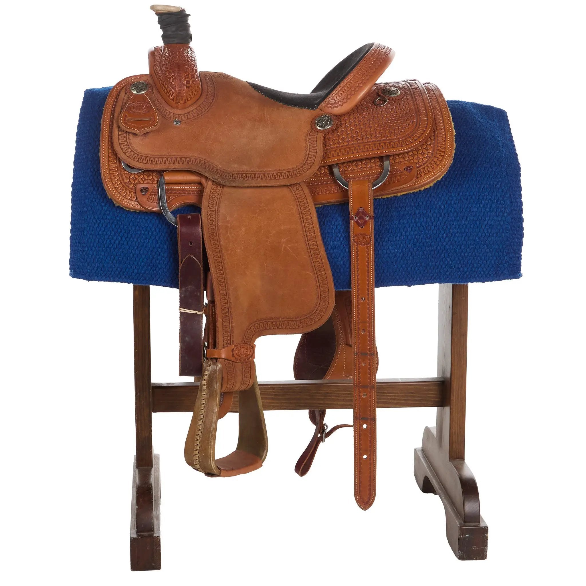 Mayatex San Juan Solid Royal Blue New Zealand Wool Saddle Blanket 36 By 34 Inches Drop Premium Quality by Mayatex