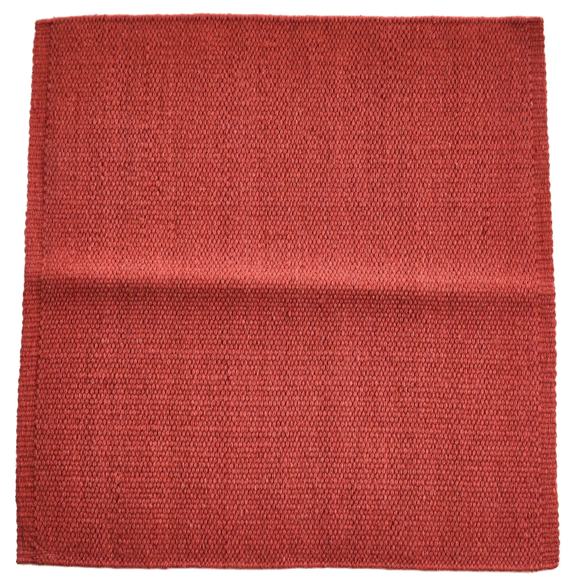 Mayatex San Juan Solid Saddle Blanket Tabasco New Zealand Wool 36x34 by Mayatex