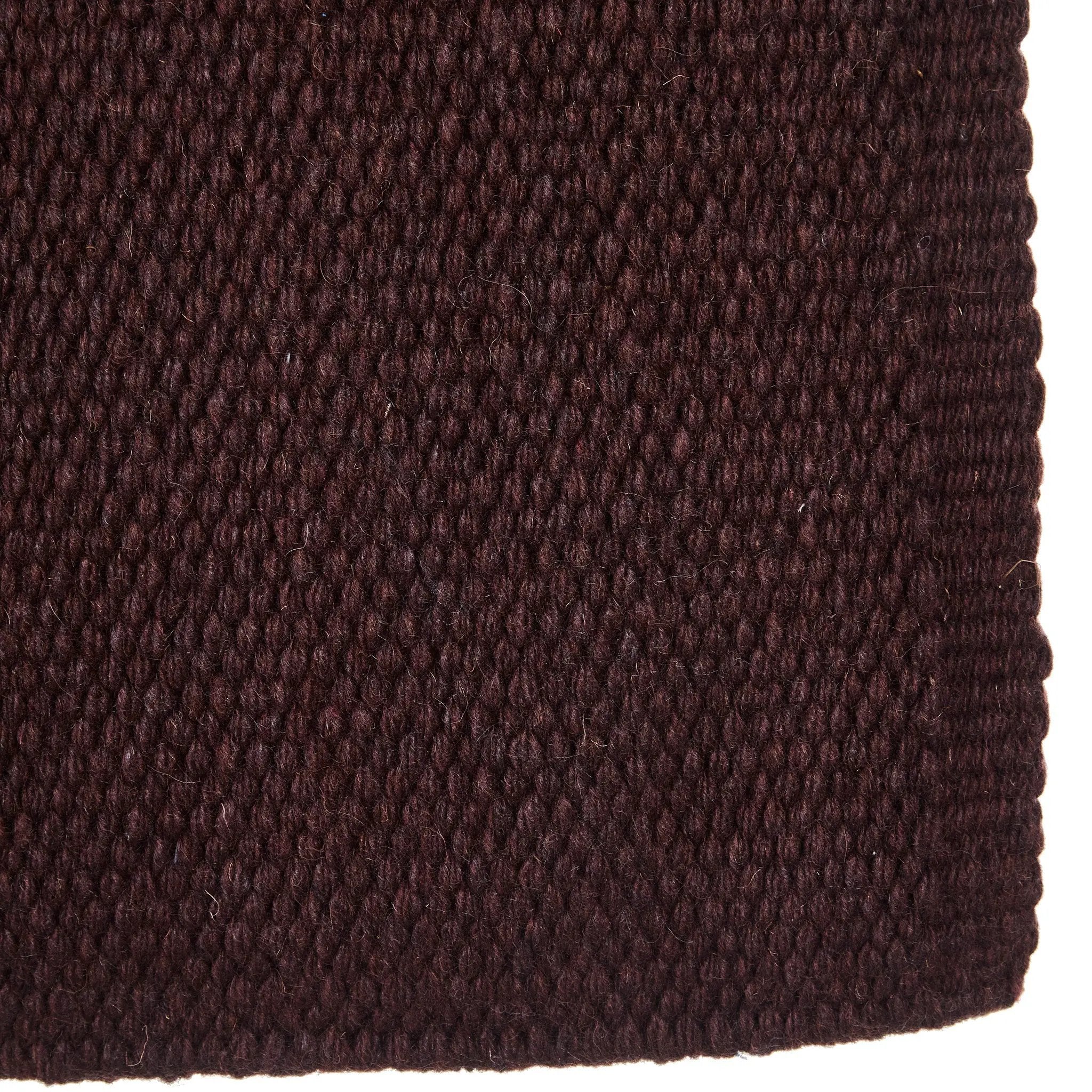 Mayatex San Juan Solid Saddle Blanket Expresso New Zealand Wool 36x34 by Mayatex