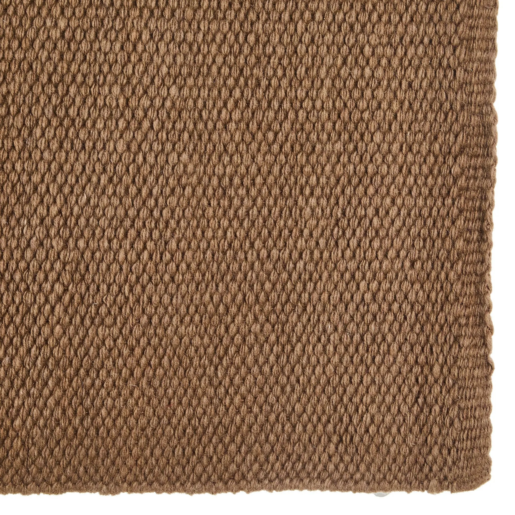 Mayatex San Juan Solid Saddle Blanket Raw Umber Pure NZ Wool 36x34 by Mayatex