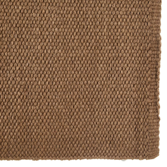 Mayatex San Juan Solid Saddle Blanket Raw Umber Pure NZ Wool 36x34 by Mayatex