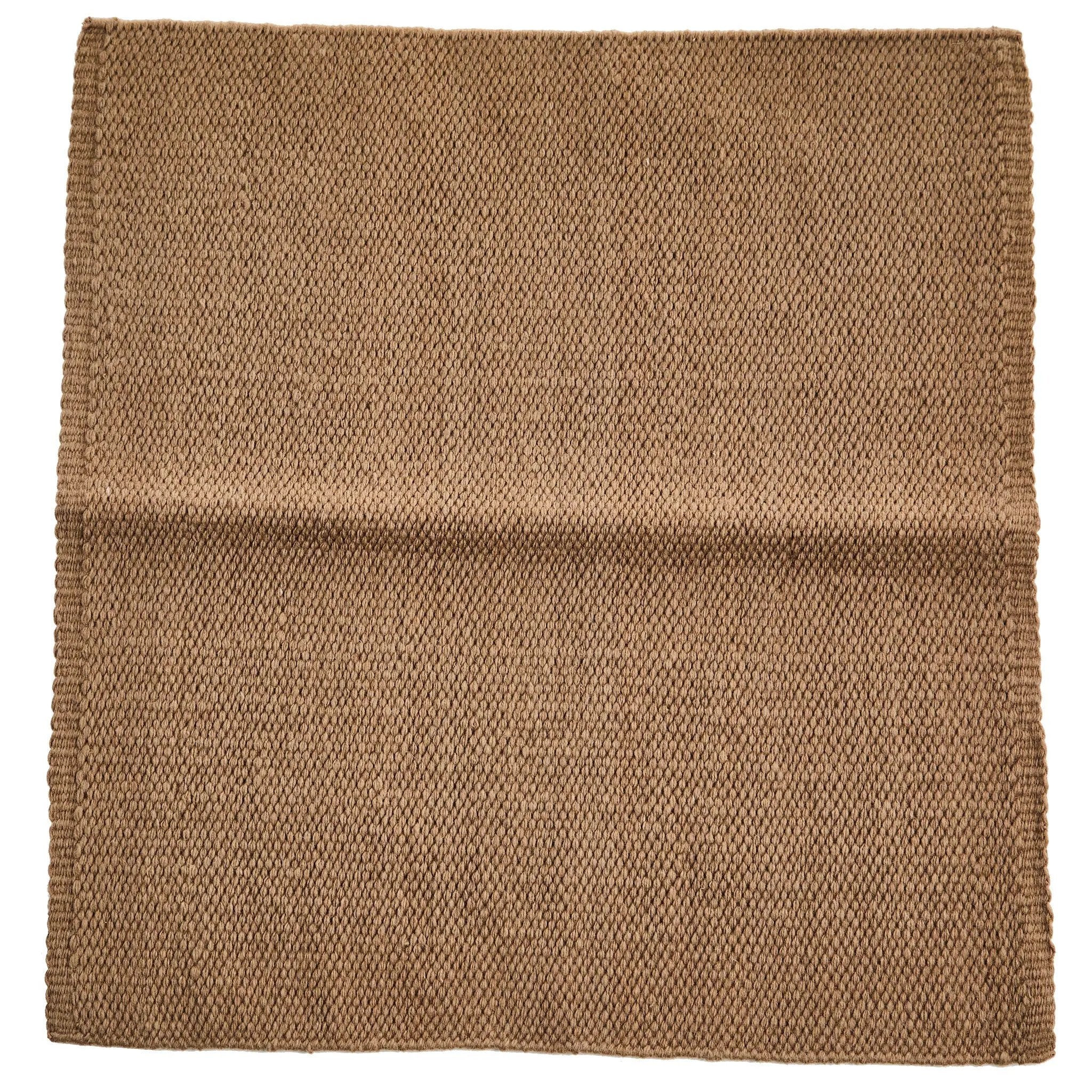 Mayatex San Juan Solid Saddle Blanket Raw Umber Pure NZ Wool 36x34 by Mayatex