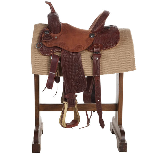 Mayatex San Juan Solid New Zealand Wool Saddle Blanket Sand 34X30 by Mayatex