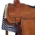 Charger l'image dans la visionneuse de la galerie, Mayatex Double Weave Saddle Blanket Acrylic Blend Royal Blue 32x64 by Mayatex
