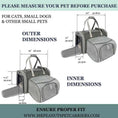 Load image into Gallery viewer, Mr. Peanut's Gold Series Big Apple XL Expandable Pet Carrier, gray, air-travel approved
