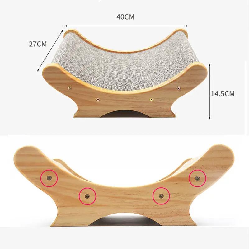 PurrLux U Shaped Cat Bed Scratcher Paw Grinder Multifunctional Corrugated Scratchpad Surface For Grooming by Sell My Stuff