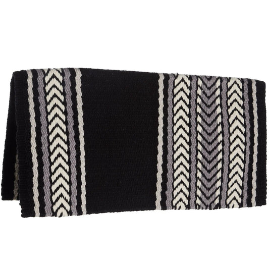 Mayatex Iron Horse Premium New Zealand Wool Saddle Blanket Multi Color 36 By 34 Inches by Mayatex
