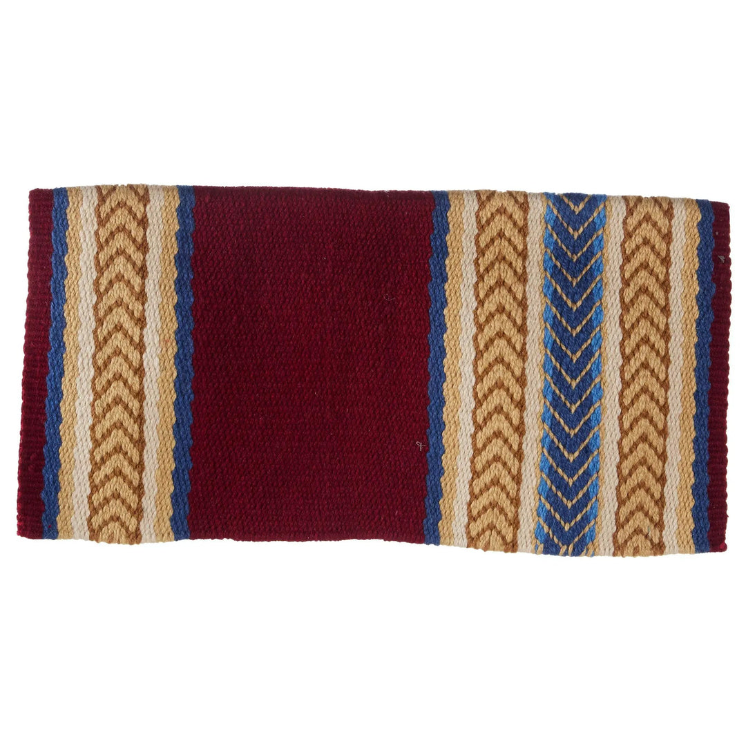 Mayatex Iron Horse New Zealand Wool Saddle Blanket 36x34 Multi by Mayatex