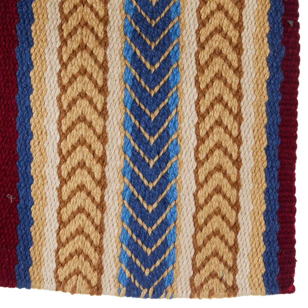 Mayatex Iron Horse New Zealand Wool Saddle Blanket 36x34 Multi by Mayatex