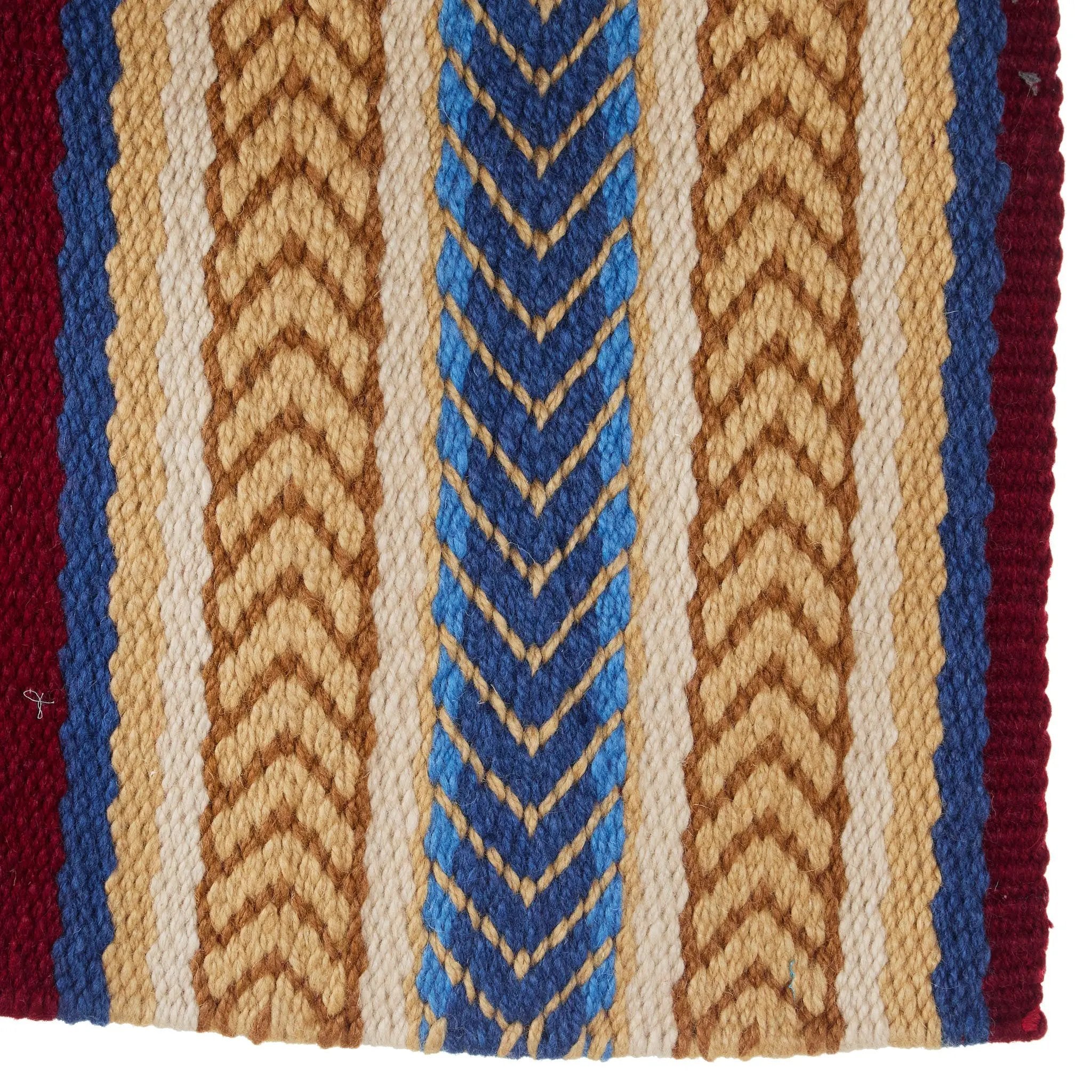 Mayatex Iron Horse New Zealand Wool Saddle Blanket 36x34 Multi by Mayatex