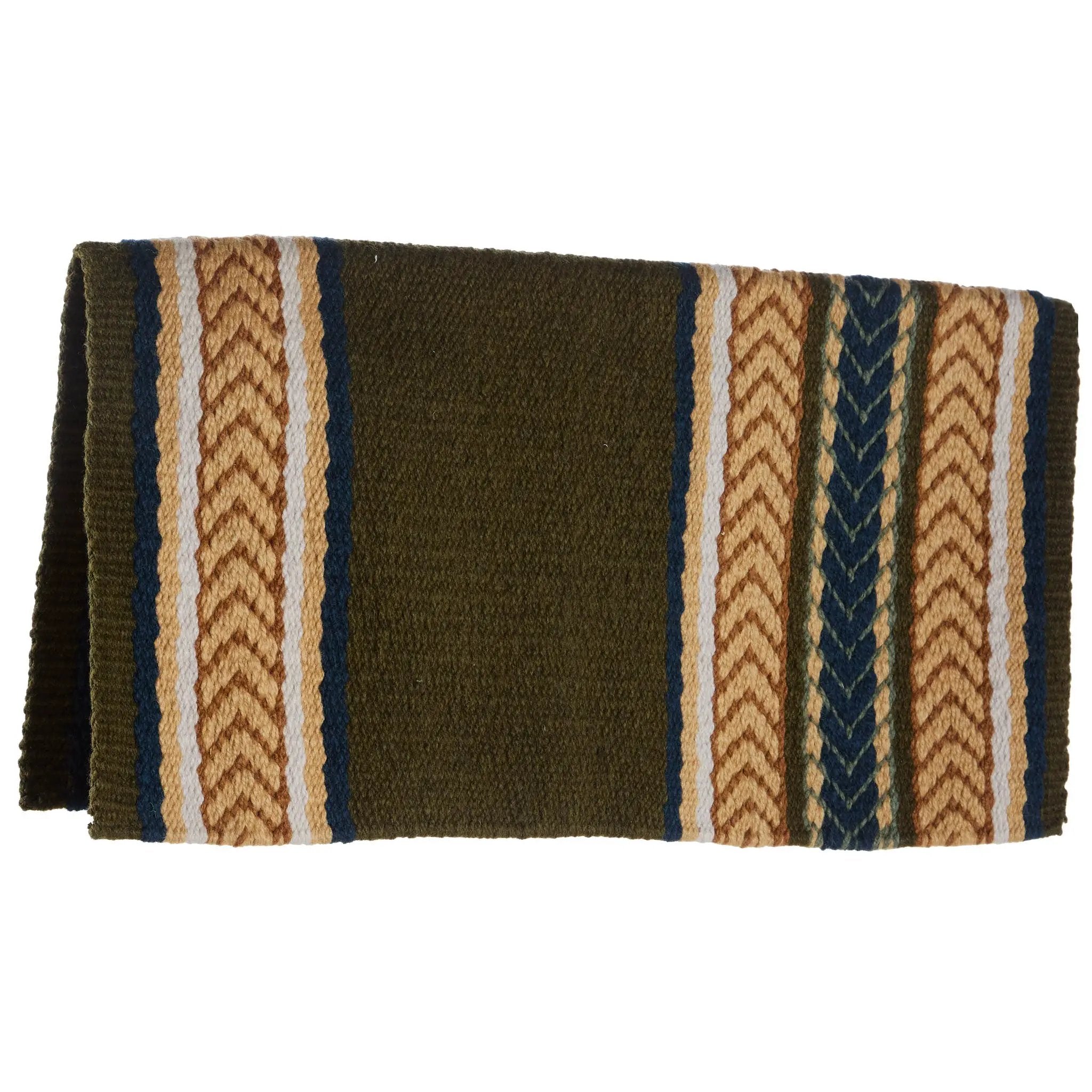 Mayatex Iron Horse 1425-9 Saddle Blanket 36 by 34 New Zealand Wool Premium High Quality by Mayatex