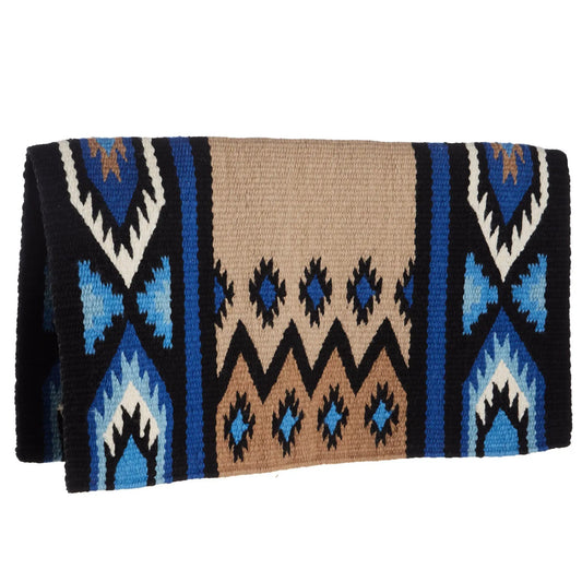 Mayatex New Phoenix 1431-9 Wool Blend Saddle Blanket 38x34 Aztec Navajo Designs Vibrant Colors by Mayatex
