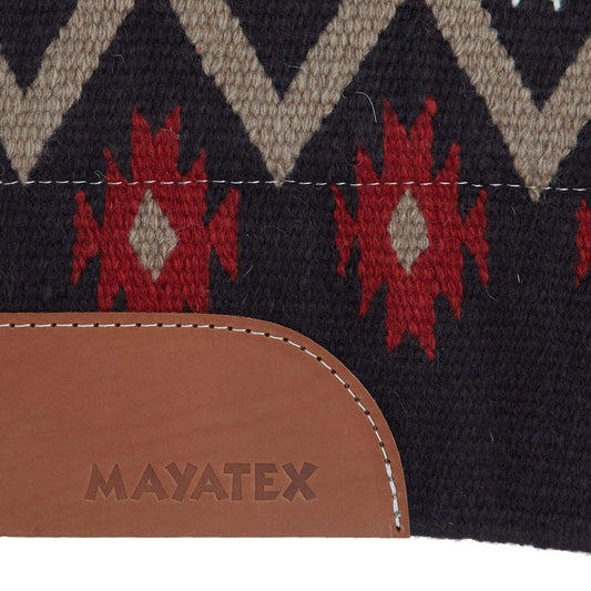 Mayatex Phoenix Blanket Top Contoured Felt Saddle Pad 38 by 34 Inches New Zealand Wool Coffee by Mayatex