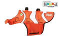 Load image into Gallery viewer, Fun Fish Dog Life Jacket orange with white panels and black trim, Outward Hound
