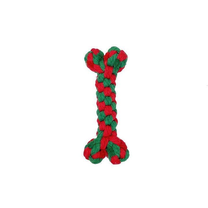 Christmas Cotton Rope Dog Toy Set – 5 or 6 Pieces – photo 4