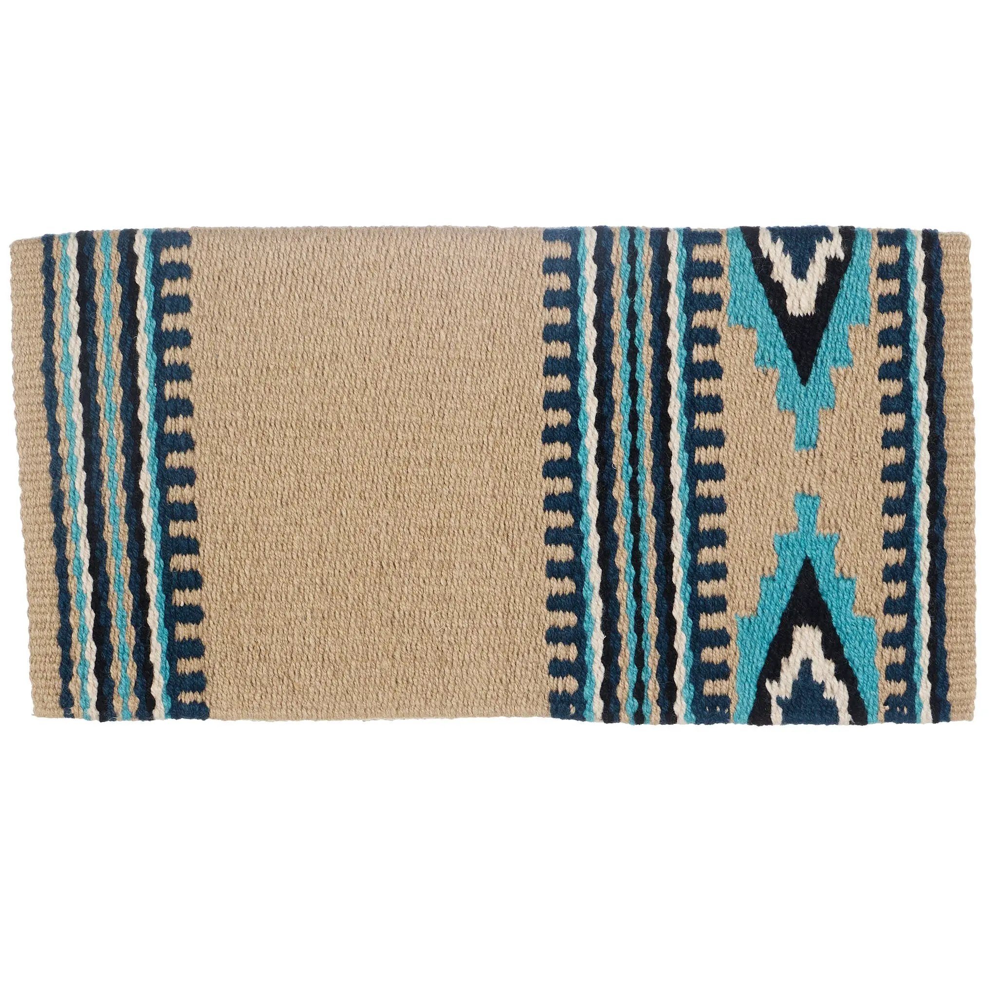 Mayatex Risen Saddle Blanket Silver Rose 34x36 100 Percent NZ Wool by Mayatex