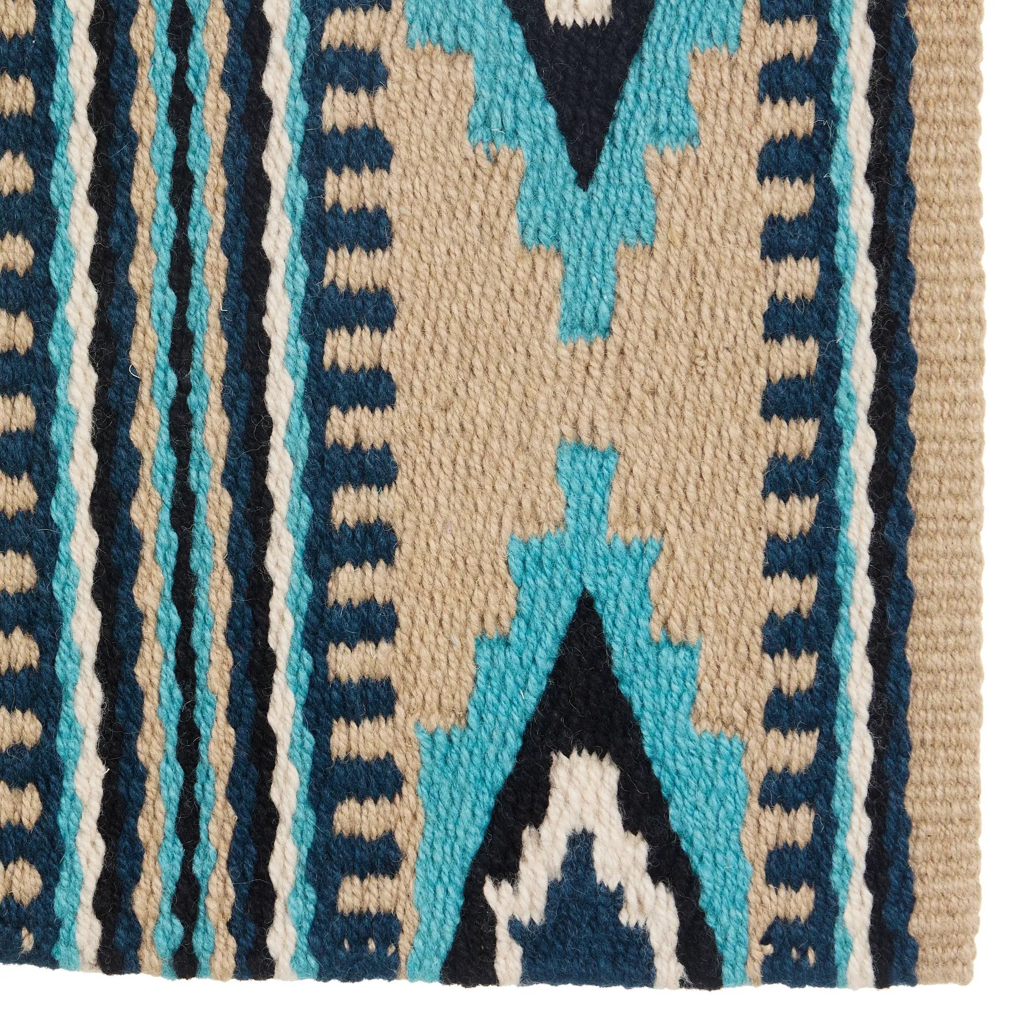 Mayatex Risen Saddle Blanket Silver Rose 34x36 100 Percent NZ Wool by Mayatex