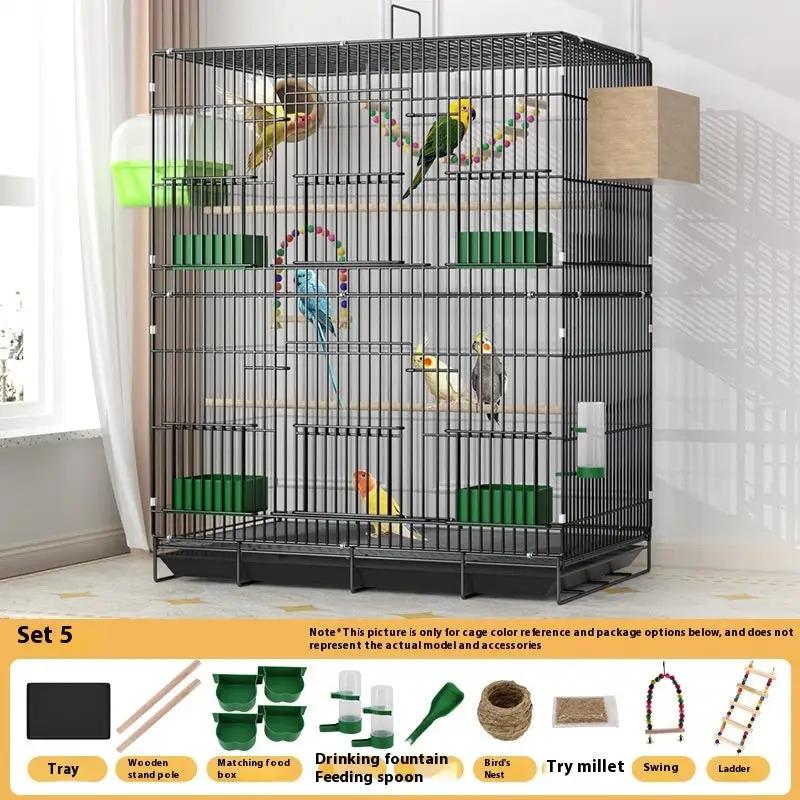 SkyNest Double-Level Bird Cage Premium Spacious Two-Story Home by Sell My Stuff