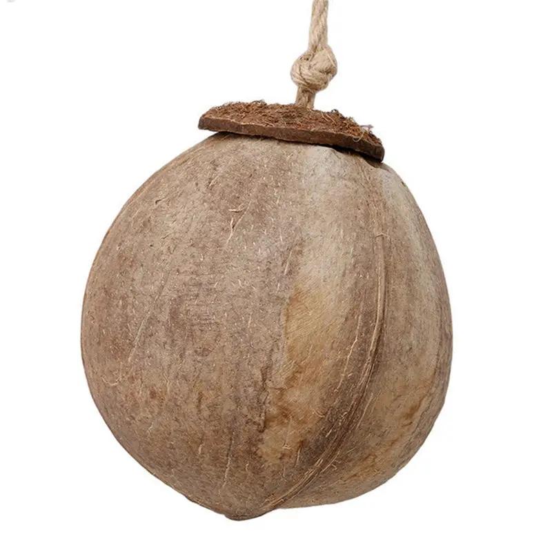 EcoLuxe Natural Coconut Bird Nest Parrot Climbing Toy 6 Cm Scale by Sell My Stuff