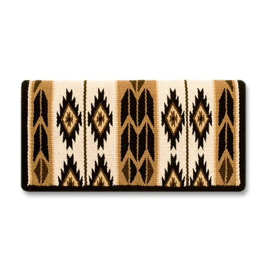 Mayatex Flying Eagle Saddle Blanket Chocolate 38x34 100% NZ Wool by Mayatex