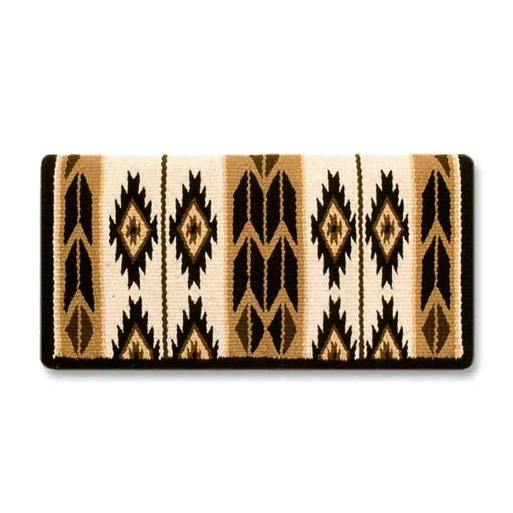 Mayatex Flying Eagle Saddle Blanket Chocolate 38x34 100% NZ Wool by Mayatex