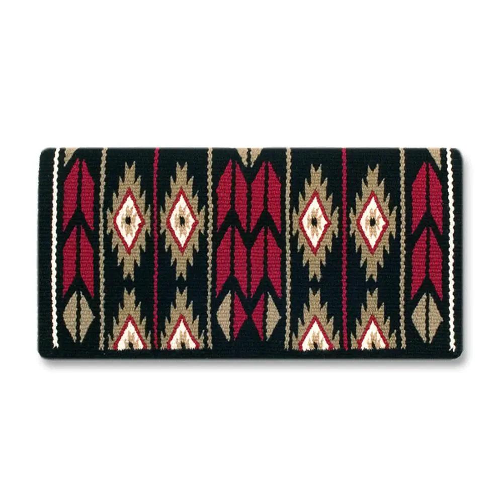 Mayatex Flying Eagle Saddle Blanket Red 100% New Zealand Wool 38x34 by Mayatex