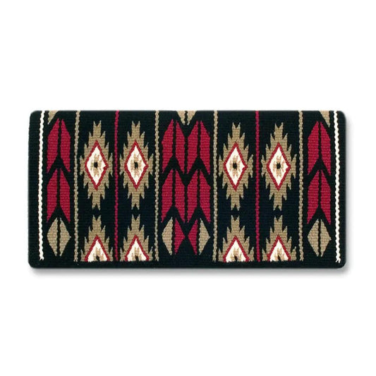 Mayatex Flying Eagle Saddle Blanket Red 100% New Zealand Wool 38x34 by Mayatex