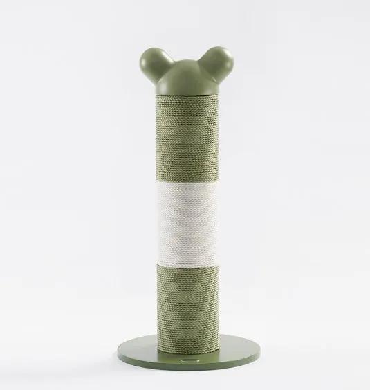 Green Durable Cat Scratching Post For Claw Sharpening And No Shedding by Pet Zen