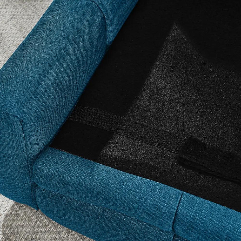 Soft and Comfortable Pet Bed for Big and Oversized Dogs - Dark Blue by HouseOfZazla