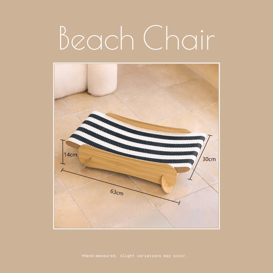 Paper Park Cat Scratcher Lounger – with dimensions