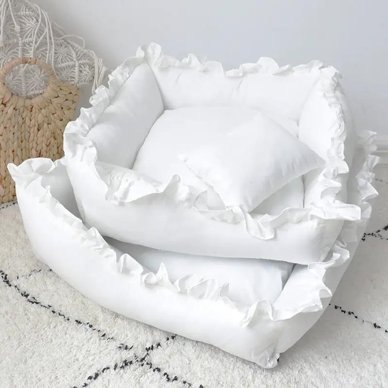 Princess Cozy Plush Wrap Dog Bed Sofa Ultra Soft For Small Dogs Cats by Furr Baby Gifts