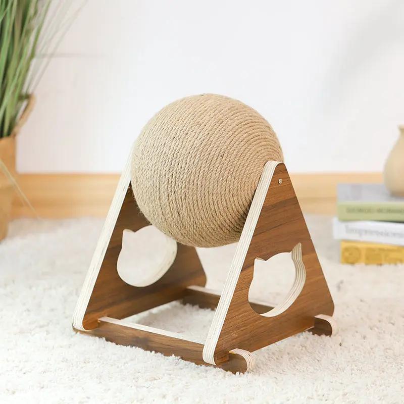 Solid Wood Cat Climbing Frame Wear-Resistant Scratching Board Tree by Sell My Stuff