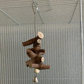 Bild in Galerie-Betrachter laden, Parrot Vine Natural Wood Molar String With Bell Solid Chew Toy by Sell My Stuff
