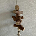Bild in Galerie-Betrachter laden, Parrot Vine Natural Wood Molar String With Bell Solid Chew Toy by Sell My Stuff
