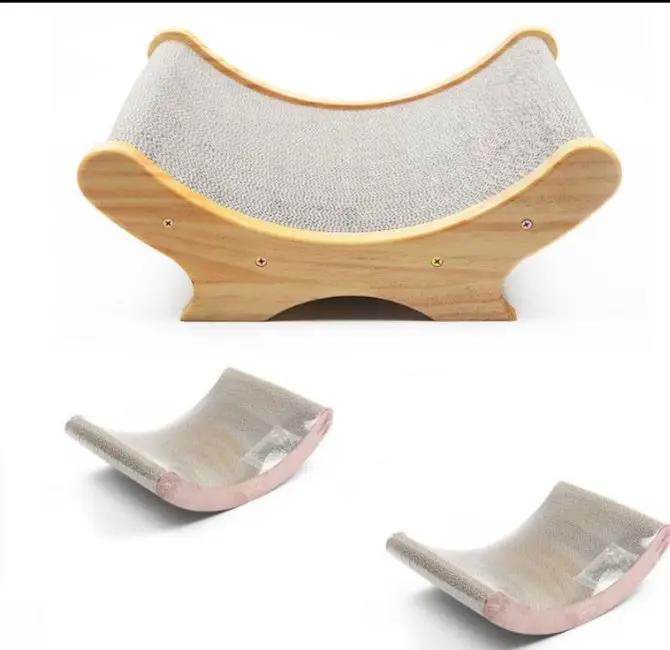 PurrLux U Shaped Cat Bed Scratcher Paw Grinder Multifunctional Corrugated Scratchpad Surface For Grooming by Sell My Stuff