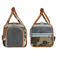 Load image into Gallery viewer, Mr. Peanut's Gold Series pet carrier, standard expandable airline-compliant, camouflage print; pair shown.
