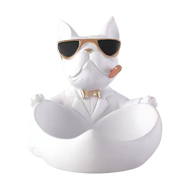 French Bulldog Catchall Bowl &amp; Tray Statue – photo 7