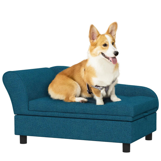 PawHut Elevated Pet Sofa Bed for Small and Medium Dogs by HouseOfZazla