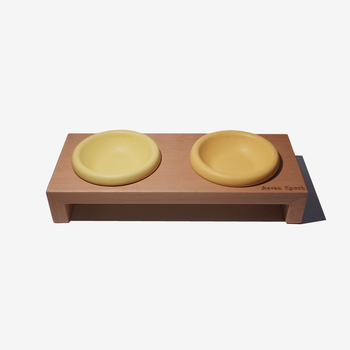 Aevan Epoch Wood Pet Bowl Stand