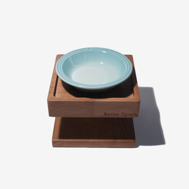 Aevan Epoch Wood Pet Bowl Stand
