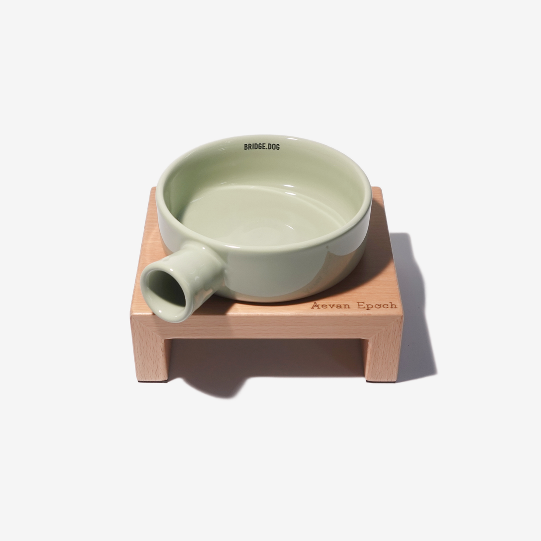 Aevan Epoch Wood Pet Bowl Stand