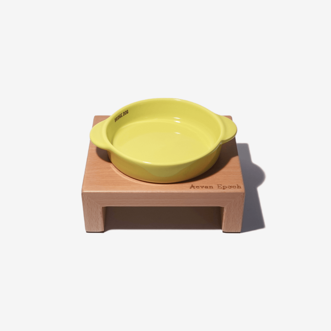 Aevan Epoch Wood Pet Bowl Stand