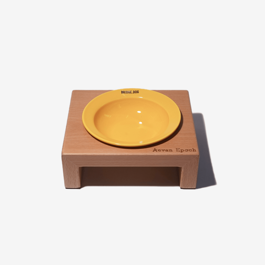 Aevan Epoch Wood Pet Bowl Stand