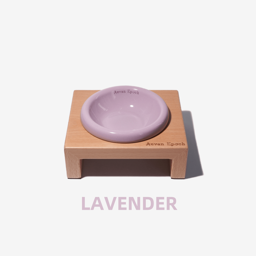 Aevan Epoch Wood Pet Bowl Stand