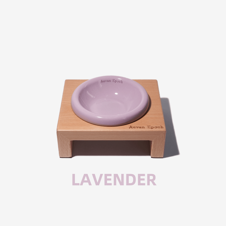 Aevan Epoch Wood Pet Bowl Stand