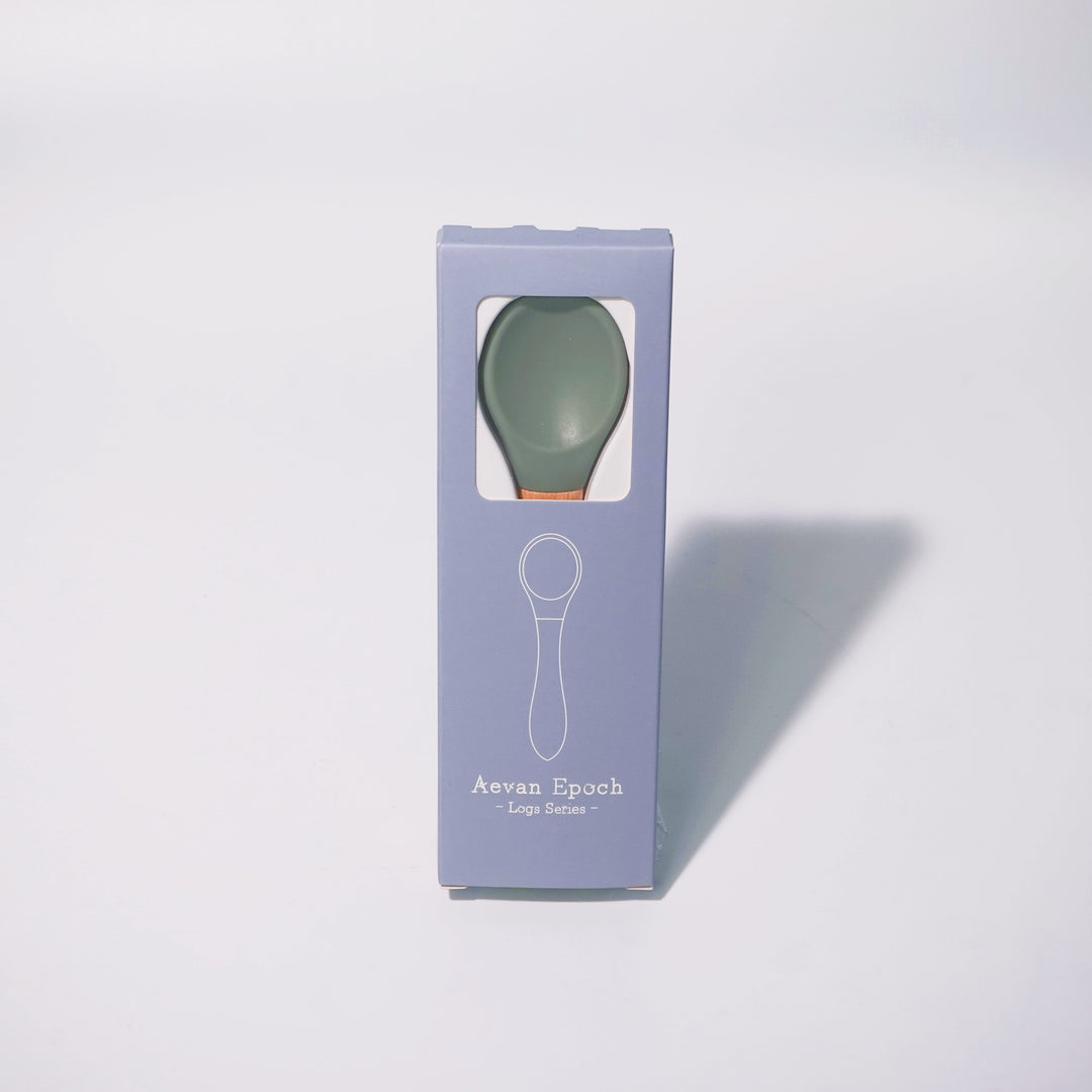 Aevan Epoch Beechwood Silicone Pet Food Spoon
