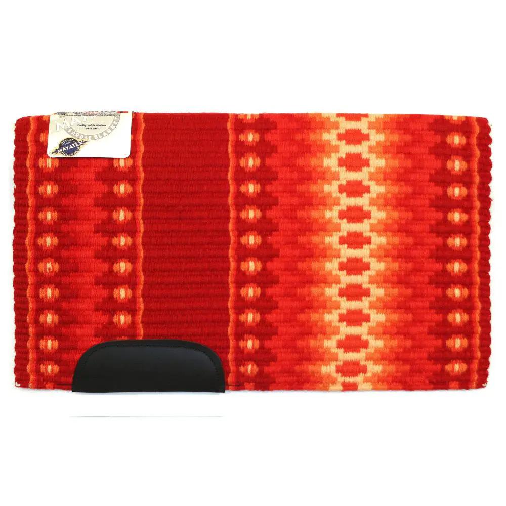Mayatex Vegas Saddle Blanket 40x34 Flamingo Monotone New Zealand Wool by Mayatex