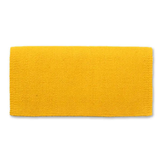 Mayatex San Juan Solid Yellow Saddle Blanket 36X34 High Performance New Zealand Wool by Mayatex
